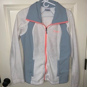 Columbia Women’s white fleece jacket